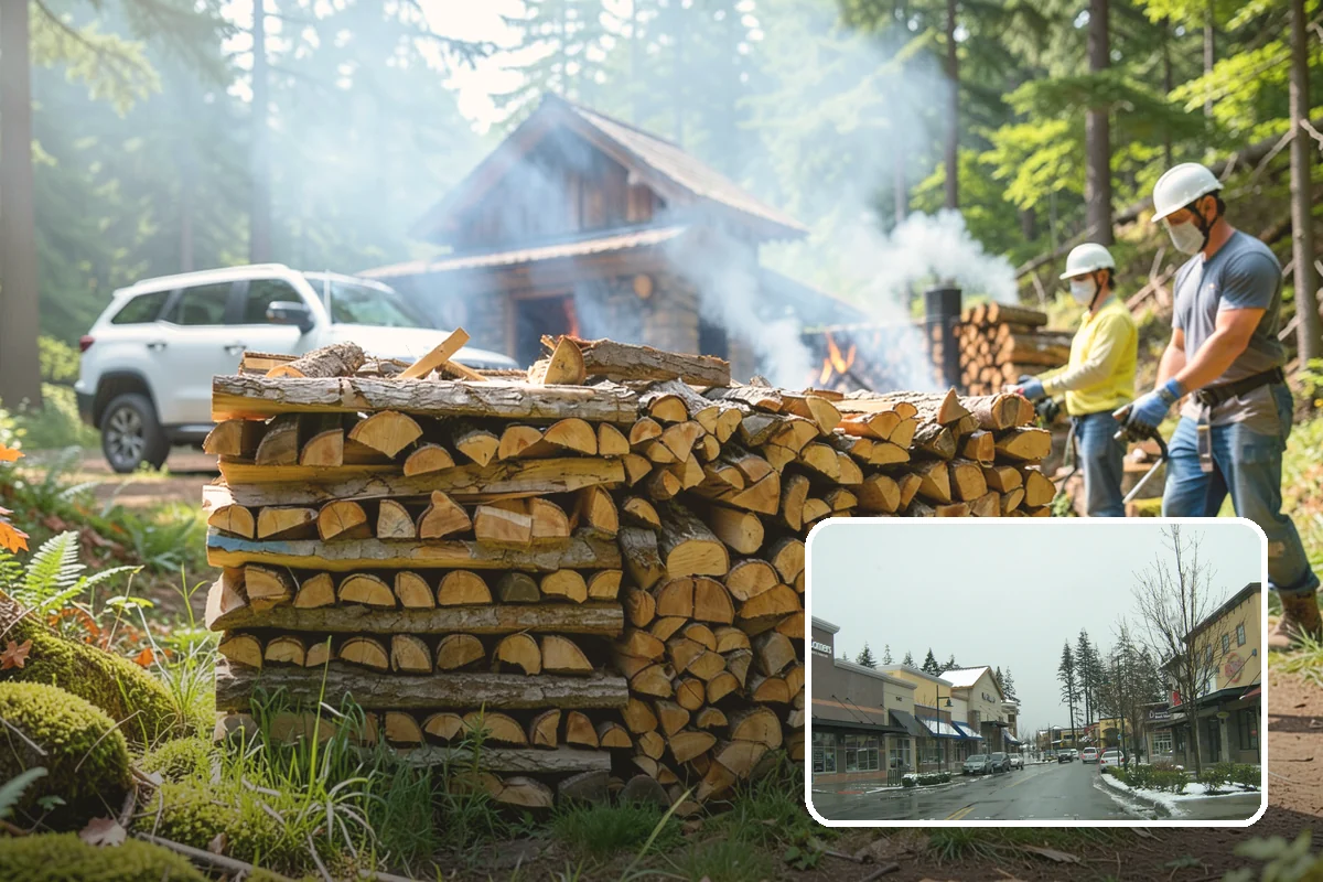 Firewood Management Services in Mill Creek, Snohomish County, WA - Complete, end-to-end firewood handling