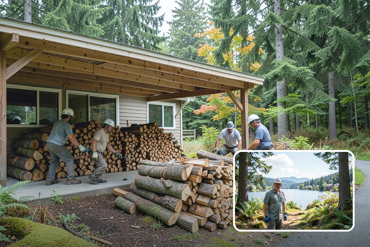 Firewood Management Services in Milton, King County, WA - Complete, end-to-end firewood handling