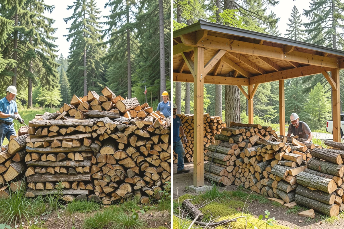 Firewood Management Services in Monroe, Snohomish County, WA - Assess your usage, storage, and service preferences