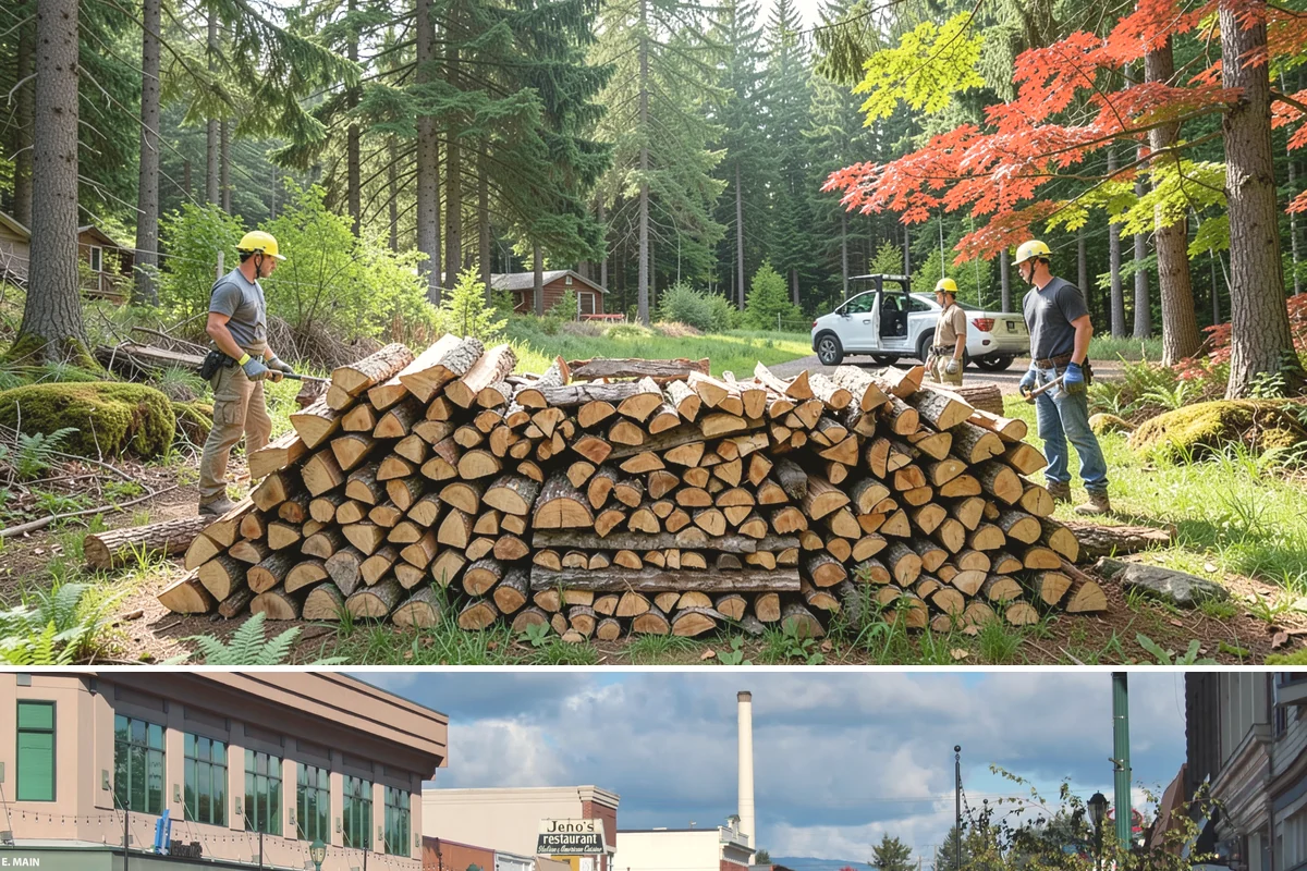 Firewood Management Services in Monroe, Snohomish County, WA - Set up ahead of fall so your full-service supply is managed before the winter heating season.