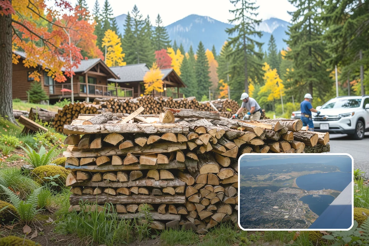 Firewood Management Services in Oak Harbor, Island County, WA - Complete, end-to-end firewood handling