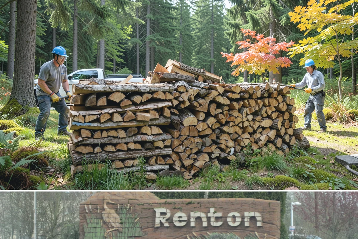 Firewood Management Services in Renton, King County, WA - Set up ahead of fall so your full-service supply is managed before the winter heating season.