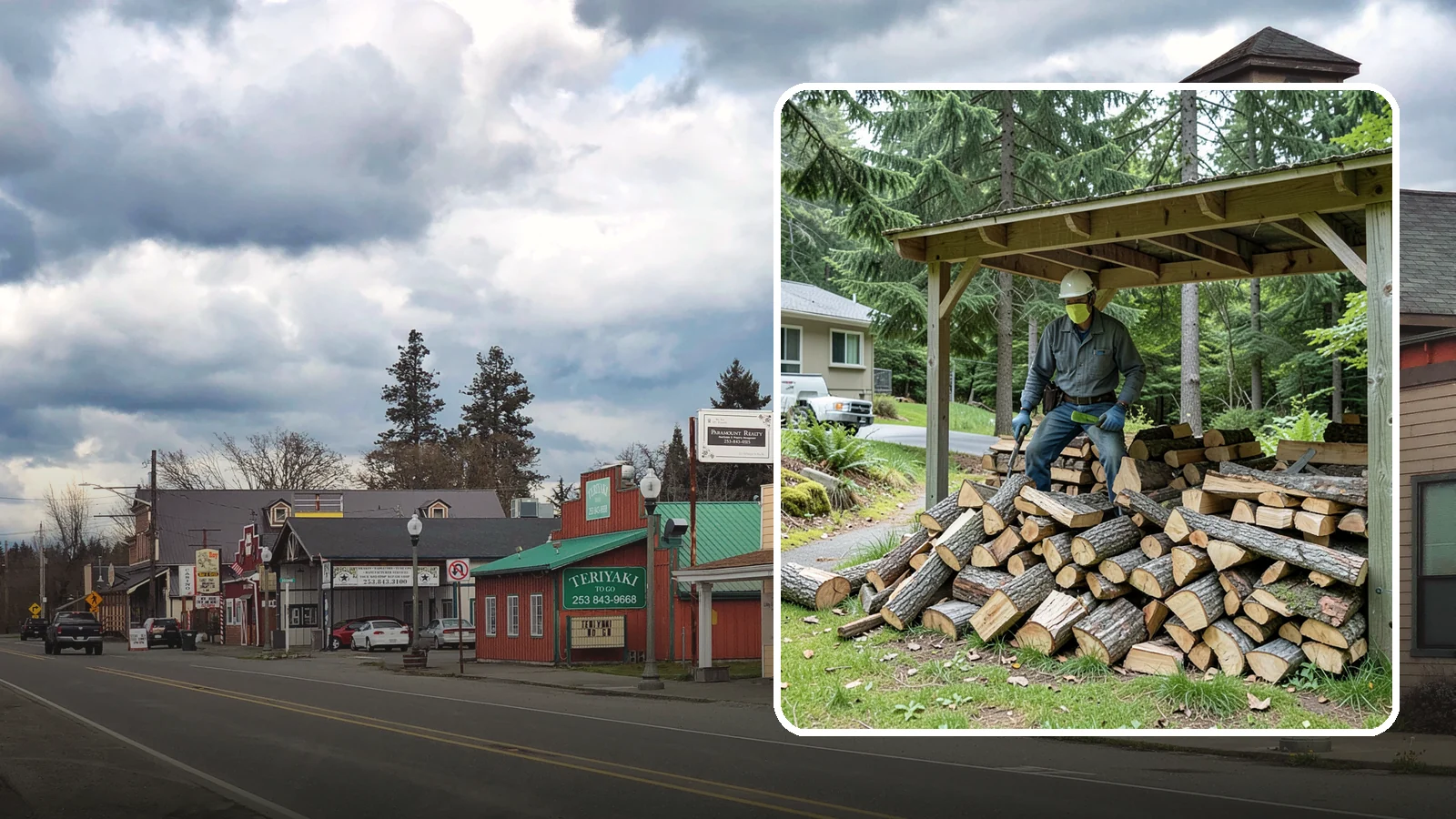 Firewood Management Services in Roy, Pierce County, WA - Our firewood management services handle the whole cycle of supply, stacking, storage, and replenishment so you never have to...