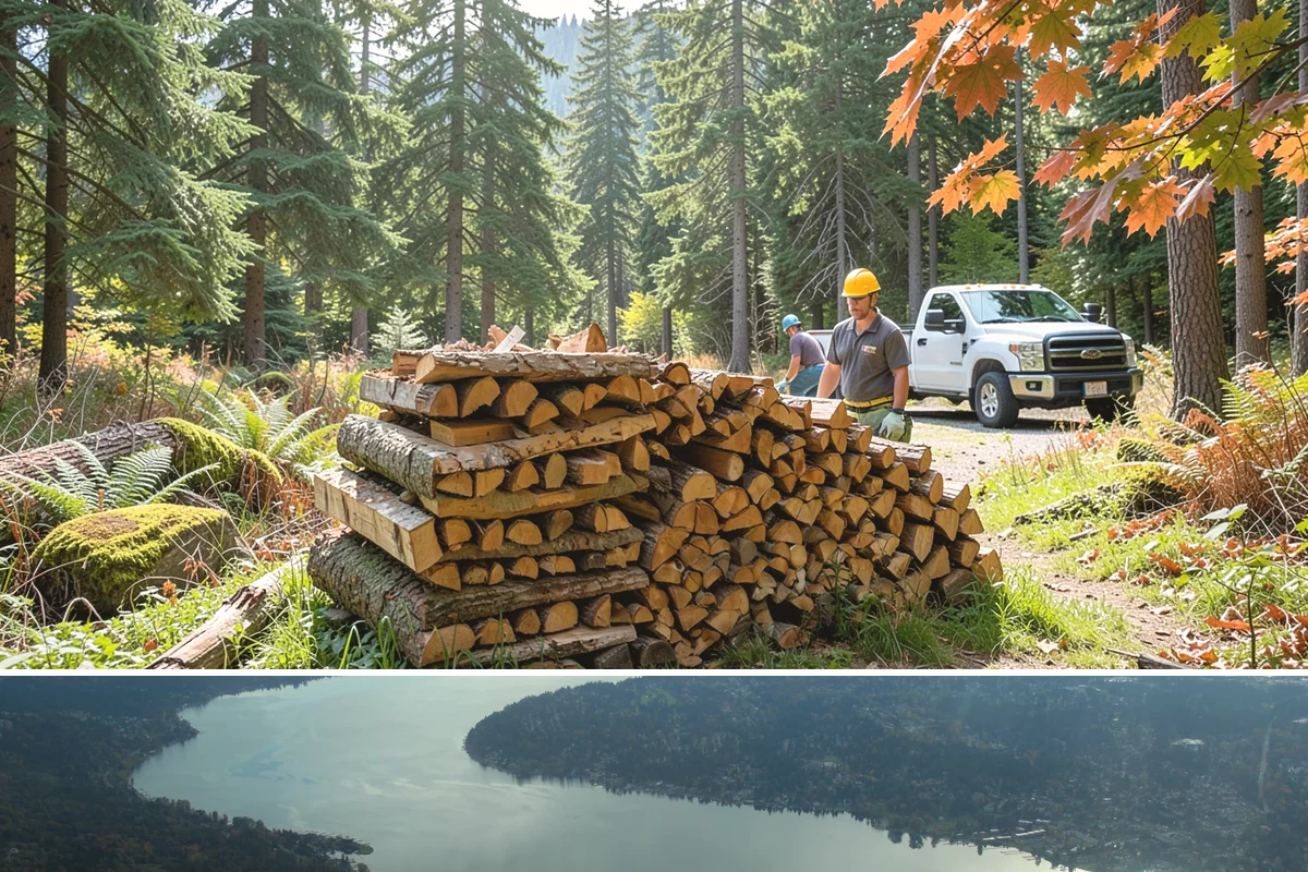 Firewood Management Services in Sammamish, King County, WA - Set up ahead of fall so your full-service supply is managed before the winter heating season.