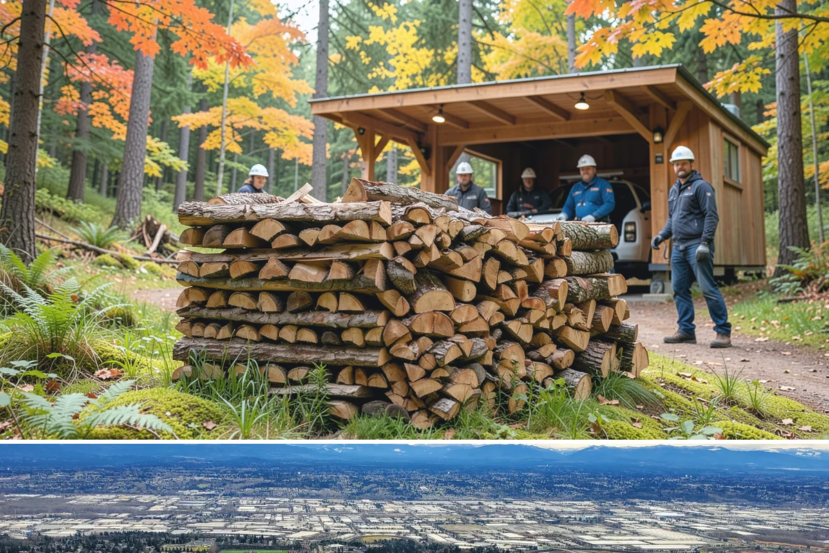 Firewood Management Services in SeaTac, King County, WA - Set up ahead of fall so your full-service supply is managed before the winter heating season.