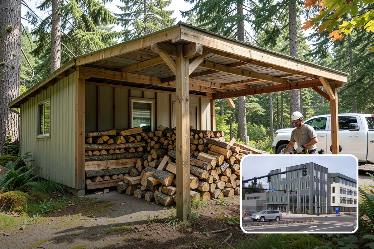 Firewood Management Services in Shoreline, King County, WA - Complete, end-to-end firewood handling