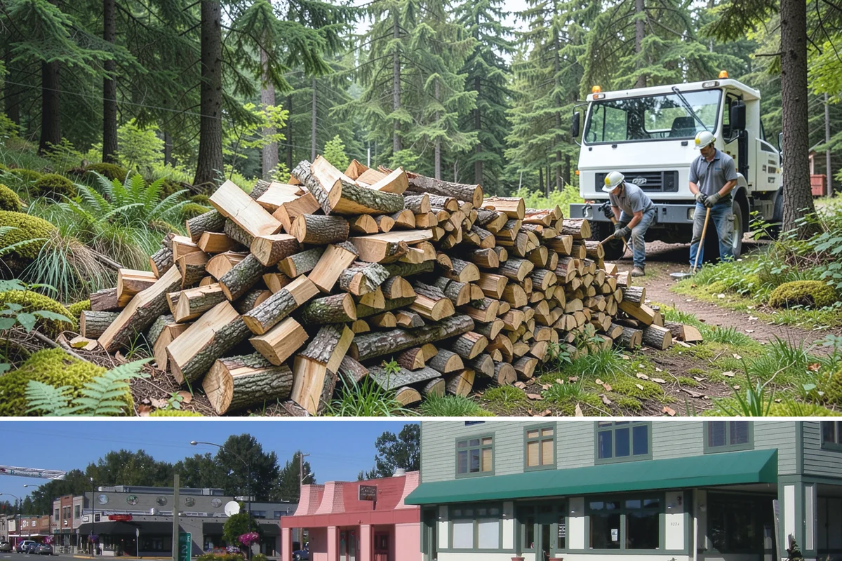 Firewood Management Services in Snoqualmie, King County, WA - Set up ahead of fall so your full-service supply is managed before the winter heating season.