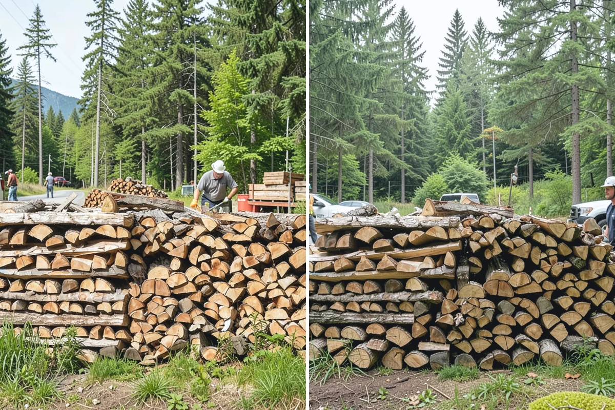 Firewood Management Services in South Prairie, Pierce County, WA - Assess your usage, storage, and service preferences