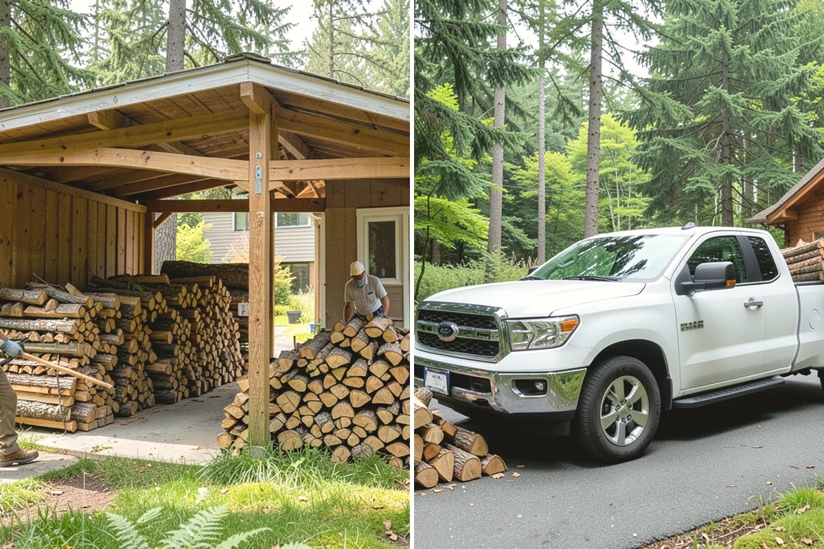 Firewood Management Services in Steilacoom, Pierce County, WA - Assess your usage, storage, and service preferences
