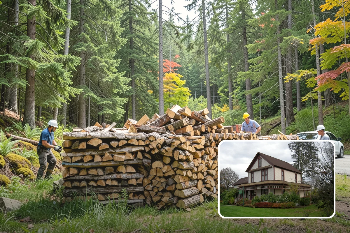 Firewood Management Services in Sumner, Pierce County, WA - Complete, end-to-end firewood handling