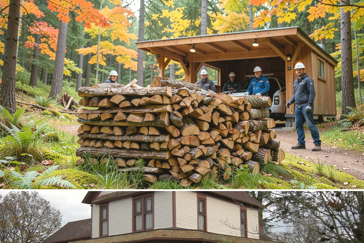 Firewood Management Services in Sumner, Pierce County, WA - Set up ahead of fall so your full-service supply is managed before the winter heating season.