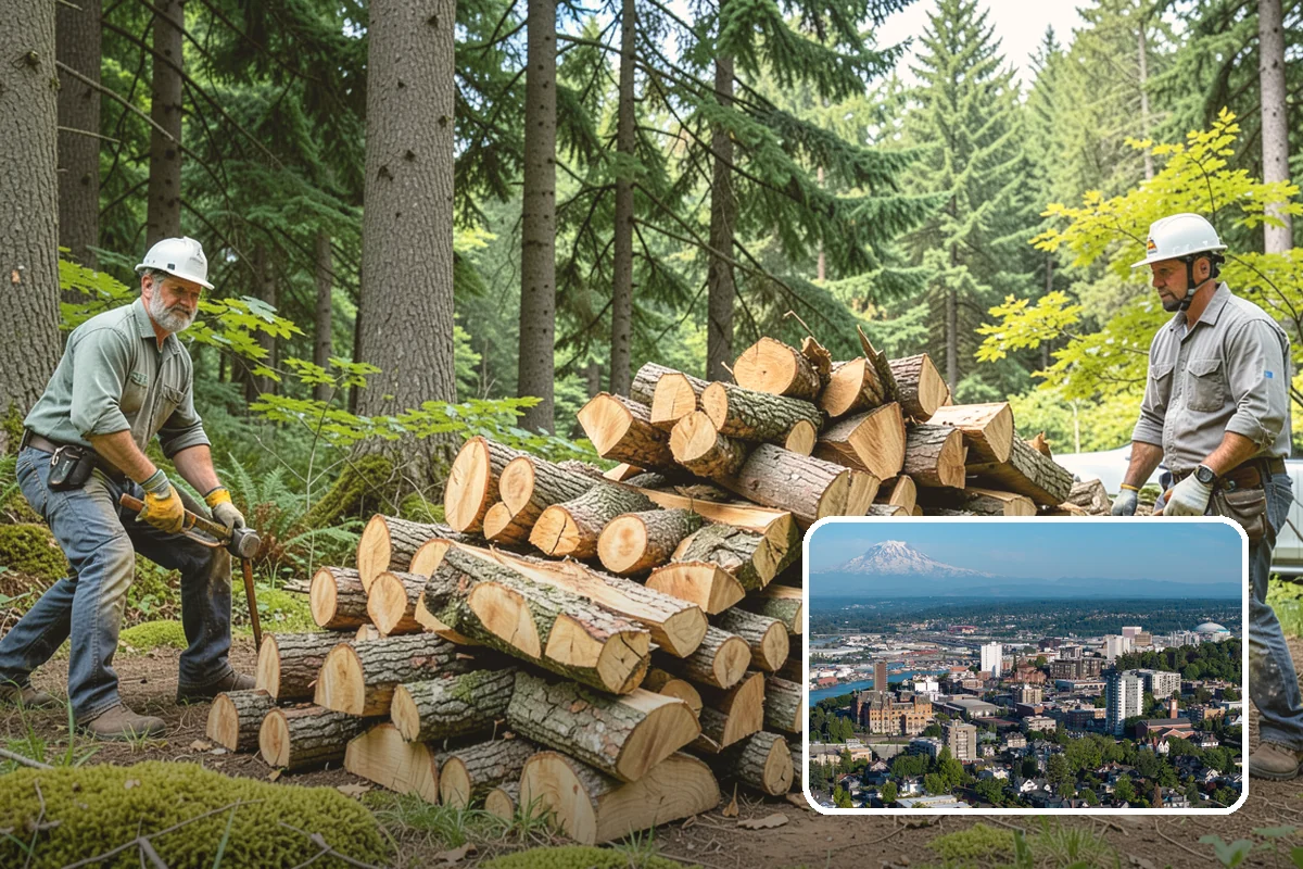 Firewood Management Services in Tacoma, Pierce County, WA - Complete, end-to-end firewood handling