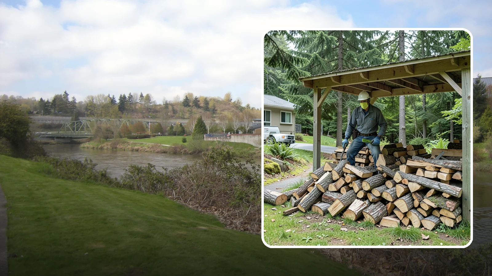 Firewood Management Services in Tukwila, King County, WA - Our firewood management services handle the whole cycle of supply, stacking, storage, and replenishment so you never have to...