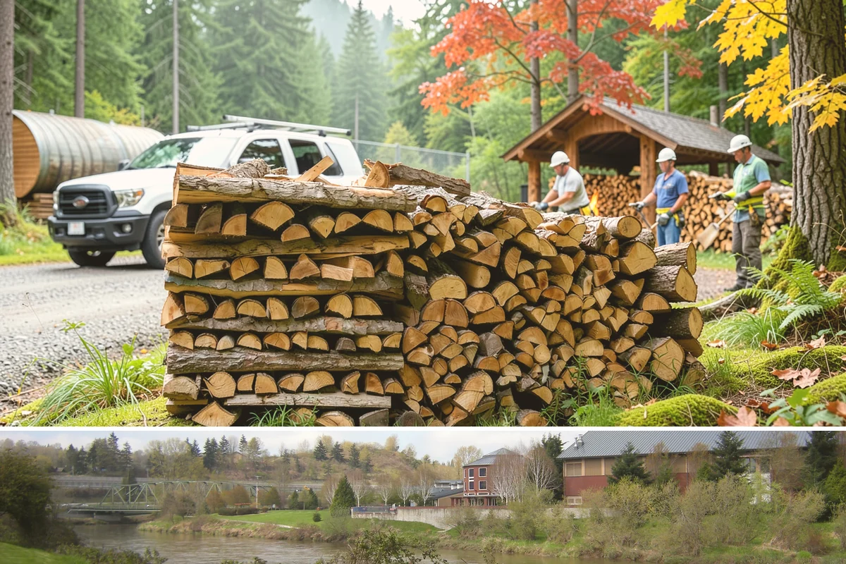 Firewood Management Services in Tukwila, King County, WA - Set up ahead of fall so your full-service supply is managed before the winter heating season.