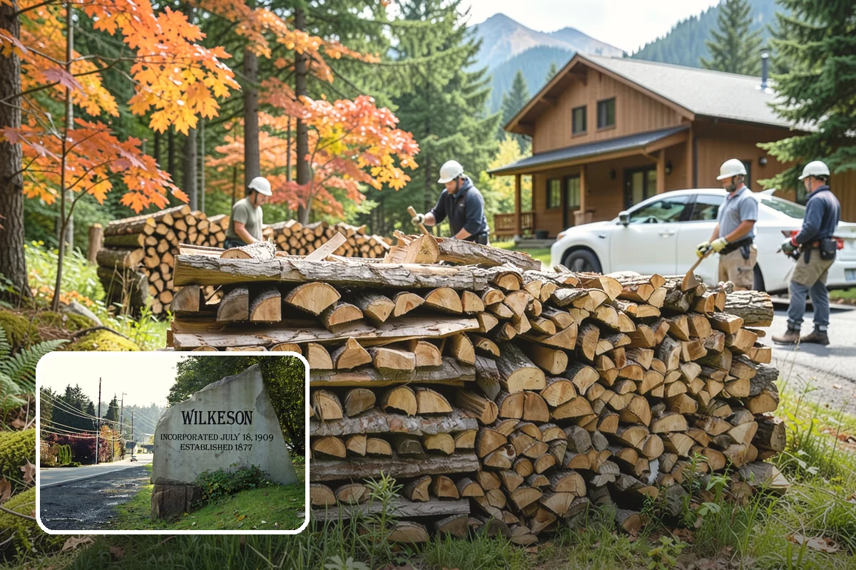 Firewood Management Services in Wilkeson, Pierce County, WA - Complete, end-to-end firewood handling