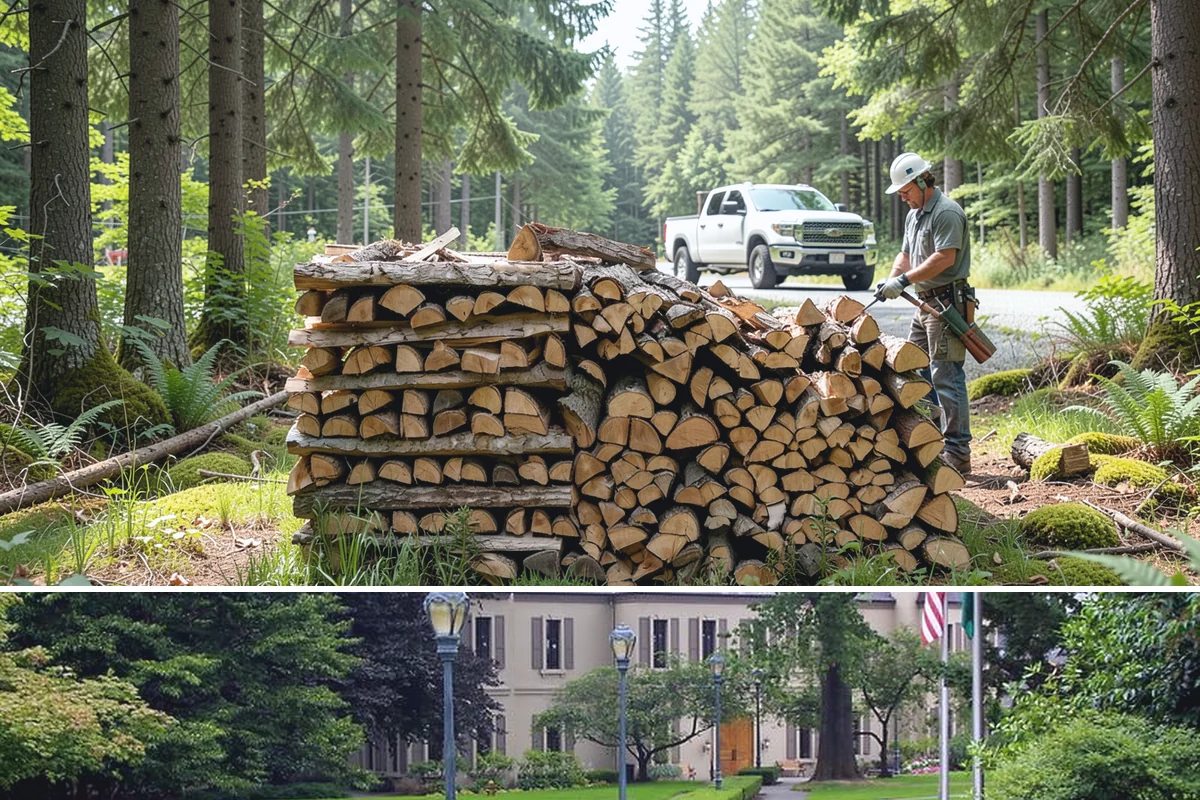Firewood Management Services in Woodinville, King County, WA - Set up ahead of fall so your full-service supply is managed before the winter heating season.