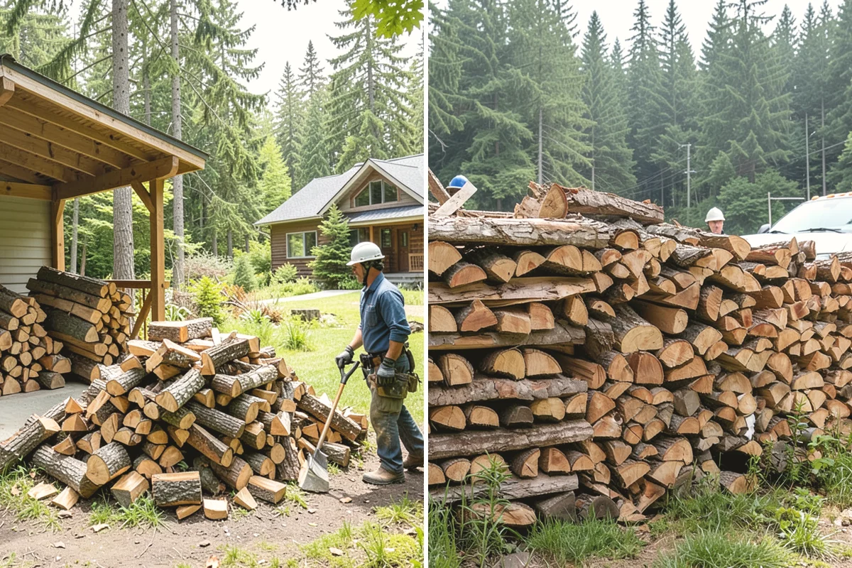 Firewood Management Services in Yarrow Point, King County, WA - Assess your usage, storage, and service preferences