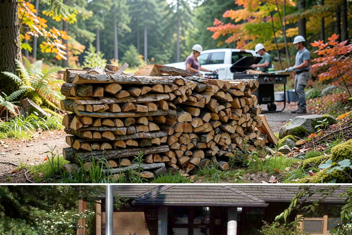 Firewood Management Services in Yarrow Point, King County, WA - Set up ahead of fall so your full-service supply is managed before the winter heating season.