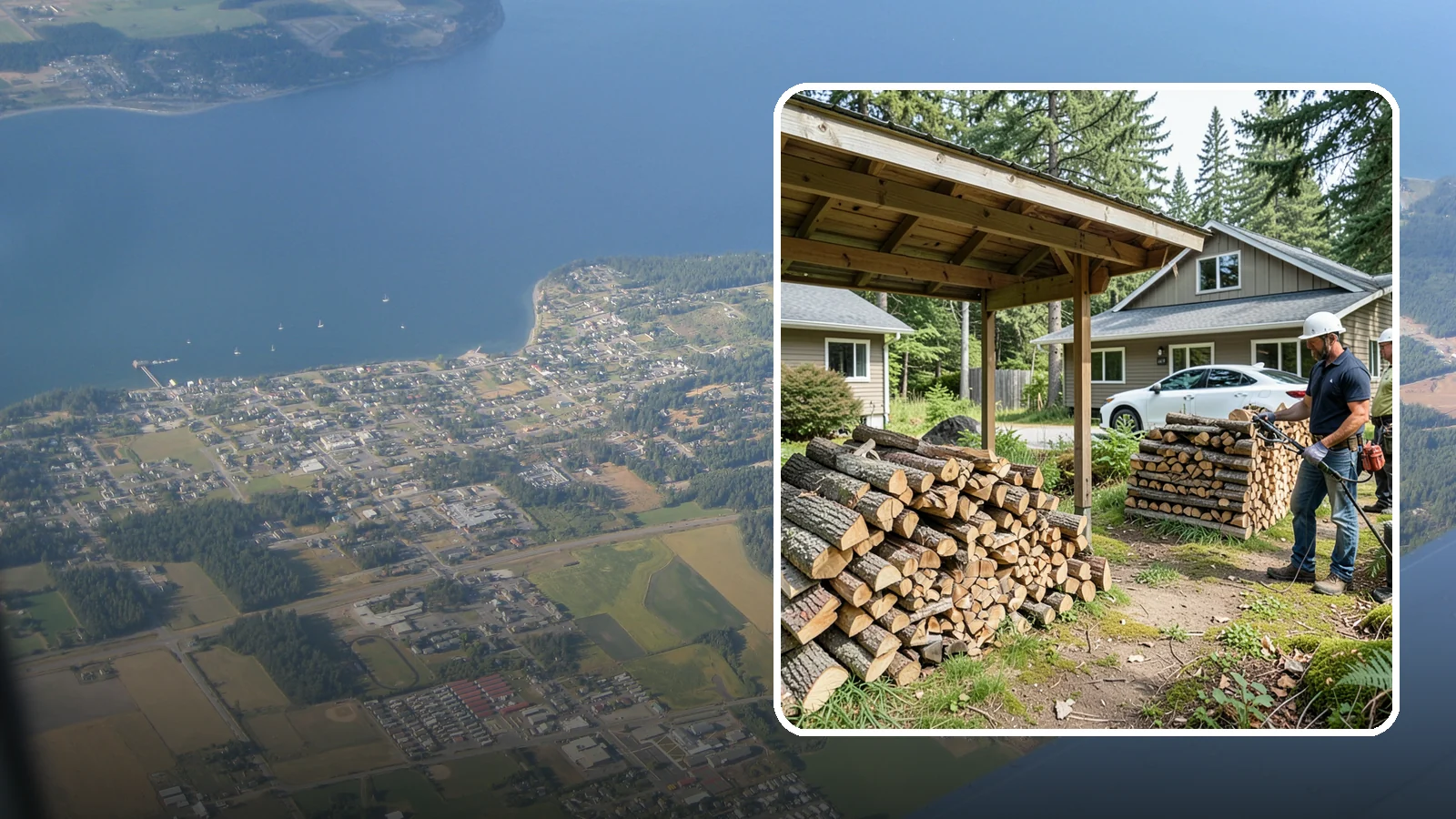 Firewood Moisture Testing in Coupeville, Island County, WA - Our firewood moisture testing measures the true dryness of your wood so you know it will light easily and burn cleanly.