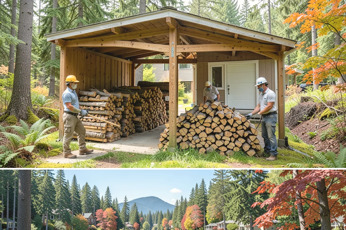 Firewood Moisture Testing in Covington, King County, WA - Especially valuable in fall when you want to confirm your supply is dry before the heating season.