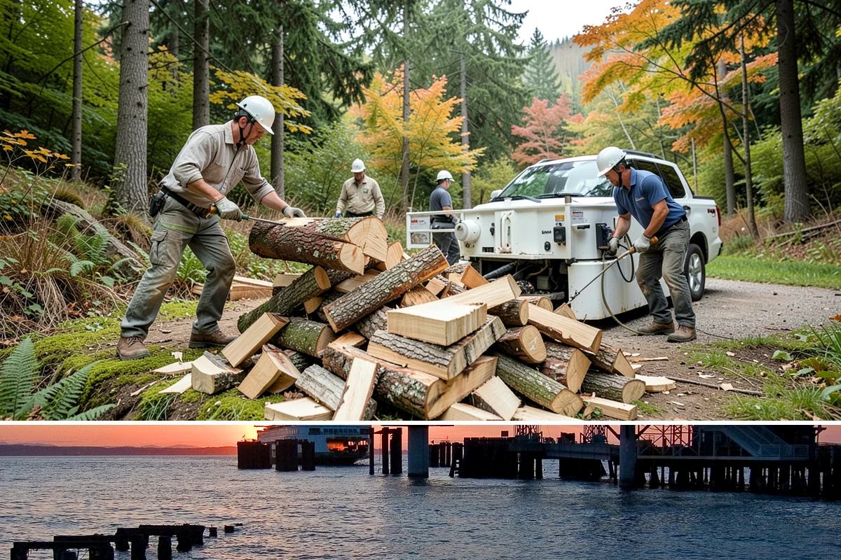 Firewood Moisture Testing in Edmonds, Snohomish County, WA - Especially valuable in fall when you want to confirm your supply is dry before the heating season.