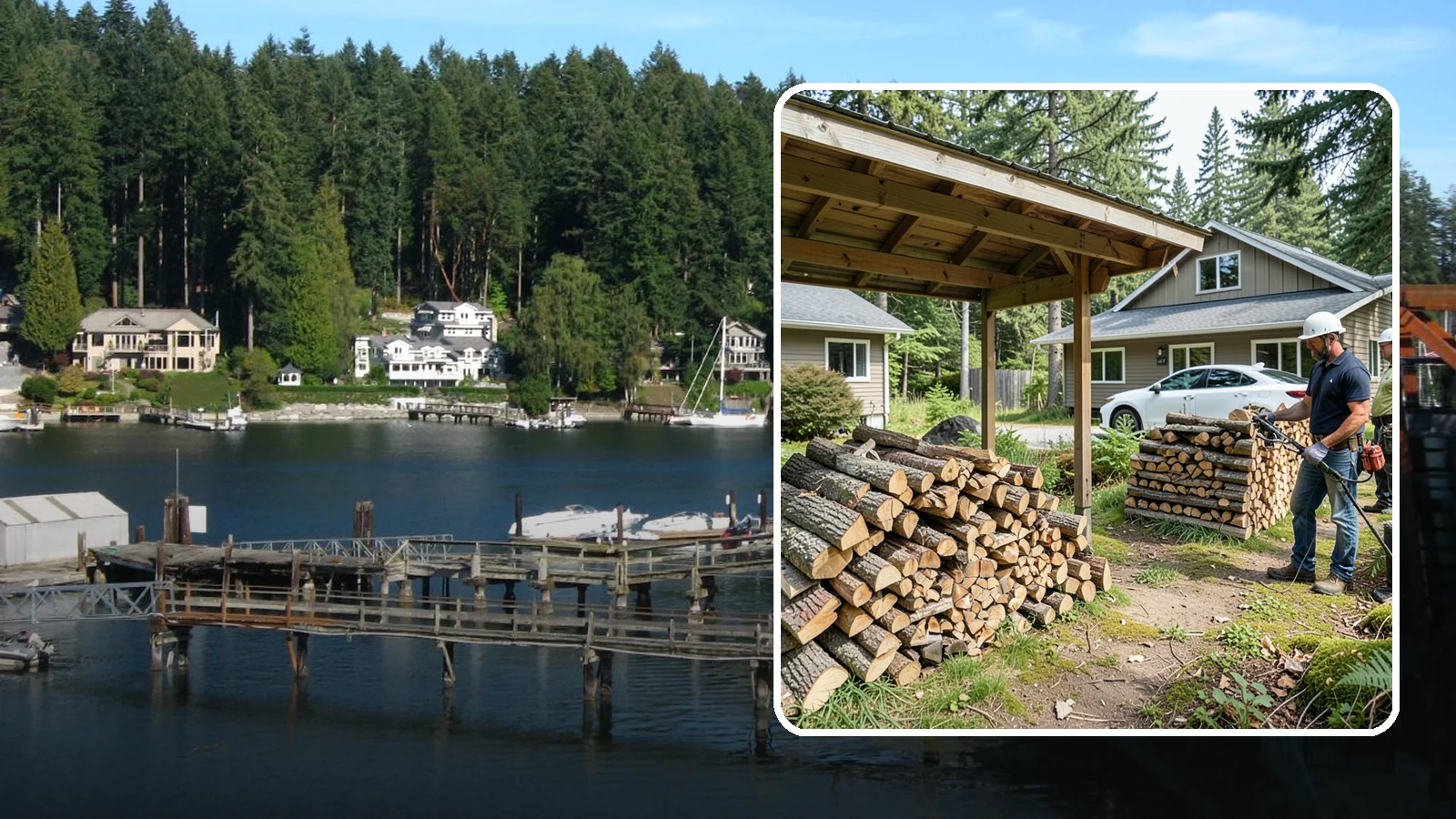 Firewood Moisture Testing in Gig Harbor, Pierce County, WA - Our firewood moisture testing measures the true dryness of your wood so you know it will light easily and burn cleanly.