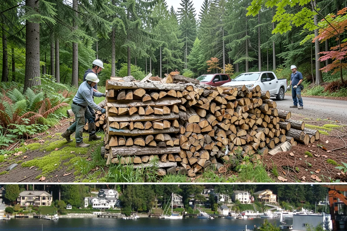 Firewood Moisture Testing in Gig Harbor, Pierce County, WA - Especially valuable in fall when you want to confirm your supply is dry before the heating season.