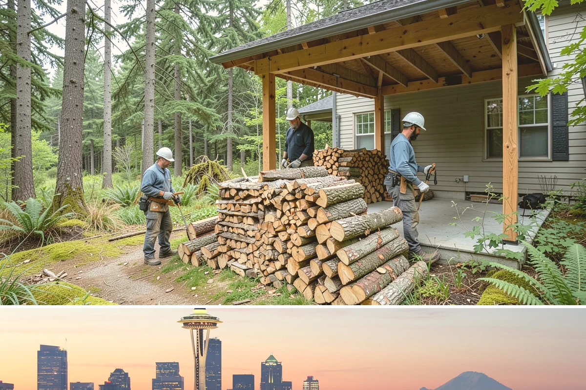 Firewood Moisture Testing in Seattle, King County, WA - Especially valuable in fall when you want to confirm your supply is dry before the heating season.