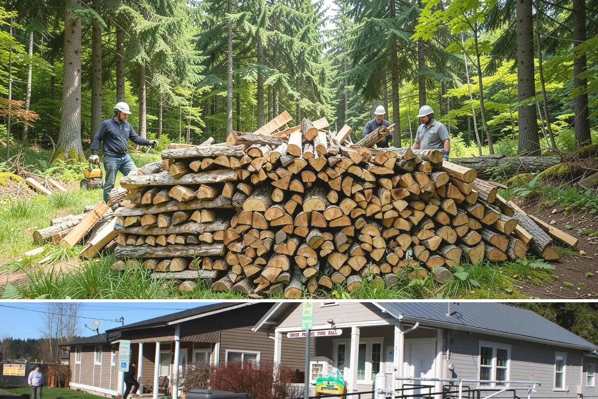 Firewood Moisture Testing in South Prairie, Pierce County, WA - Especially valuable in fall when you want to confirm your supply is dry before the heating season.