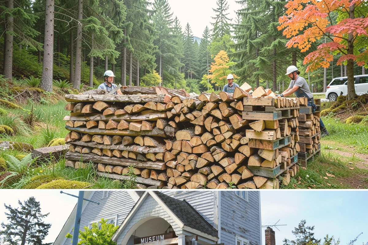 Firewood Moisture Testing in Steilacoom, Pierce County, WA - Especially valuable in fall when you want to confirm your supply is dry before the heating season.