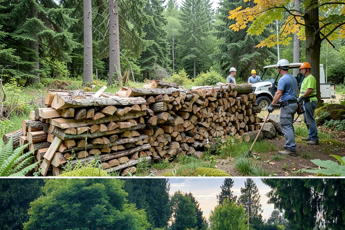Firewood Order Planning in Bonney Lake, Pierce County, WA - Best done in spring or summer so your full-year supply plan is ready before winter arrives.