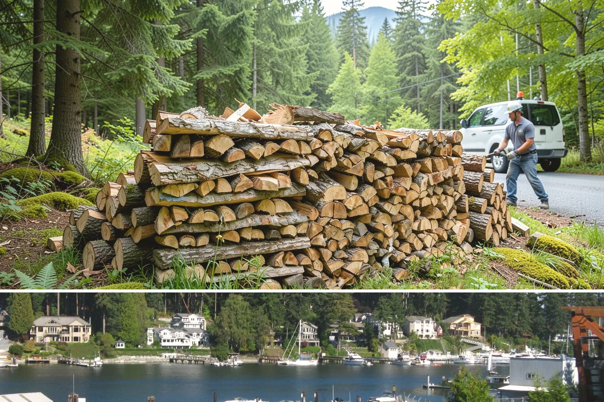 Firewood Order Planning in Gig Harbor, Pierce County, WA - Best done in spring or summer so your full-year supply plan is ready before winter arrives.