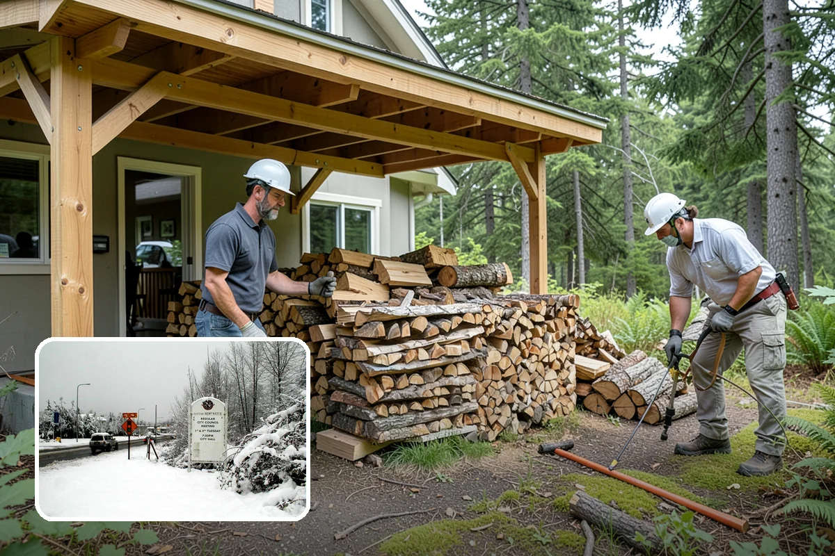 Firewood Order Planning in Newcastle, King County, WA - A clear plan that prevents shortages and overbuying