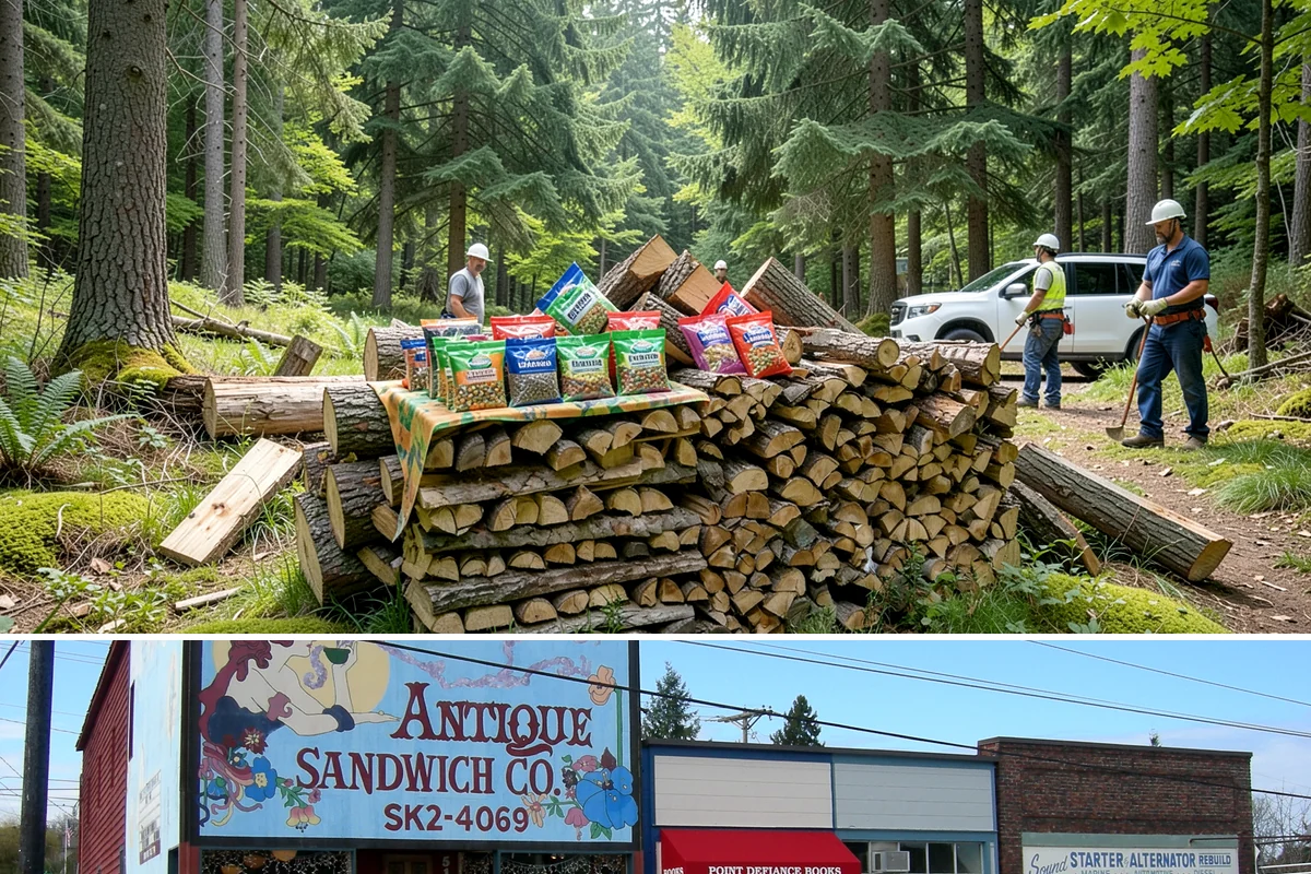 Firewood Order Planning in Ruston, Pierce County, WA - Best done in spring or summer so your full-year supply plan is ready before winter arrives.