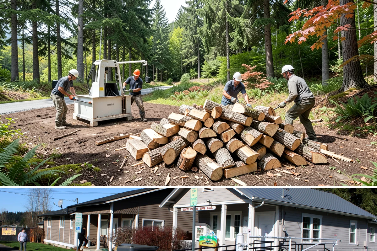 Firewood Order Planning in South Prairie, Pierce County, WA - Best done in spring or summer so your full-year supply plan is ready before winter arrives.