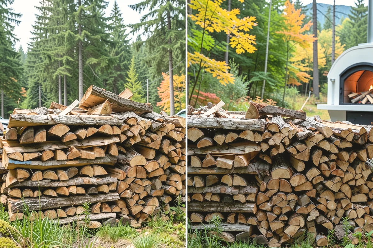 Firewood Organization in Anacortes, Skagit County, WA - Assess the existing pile and clear the area