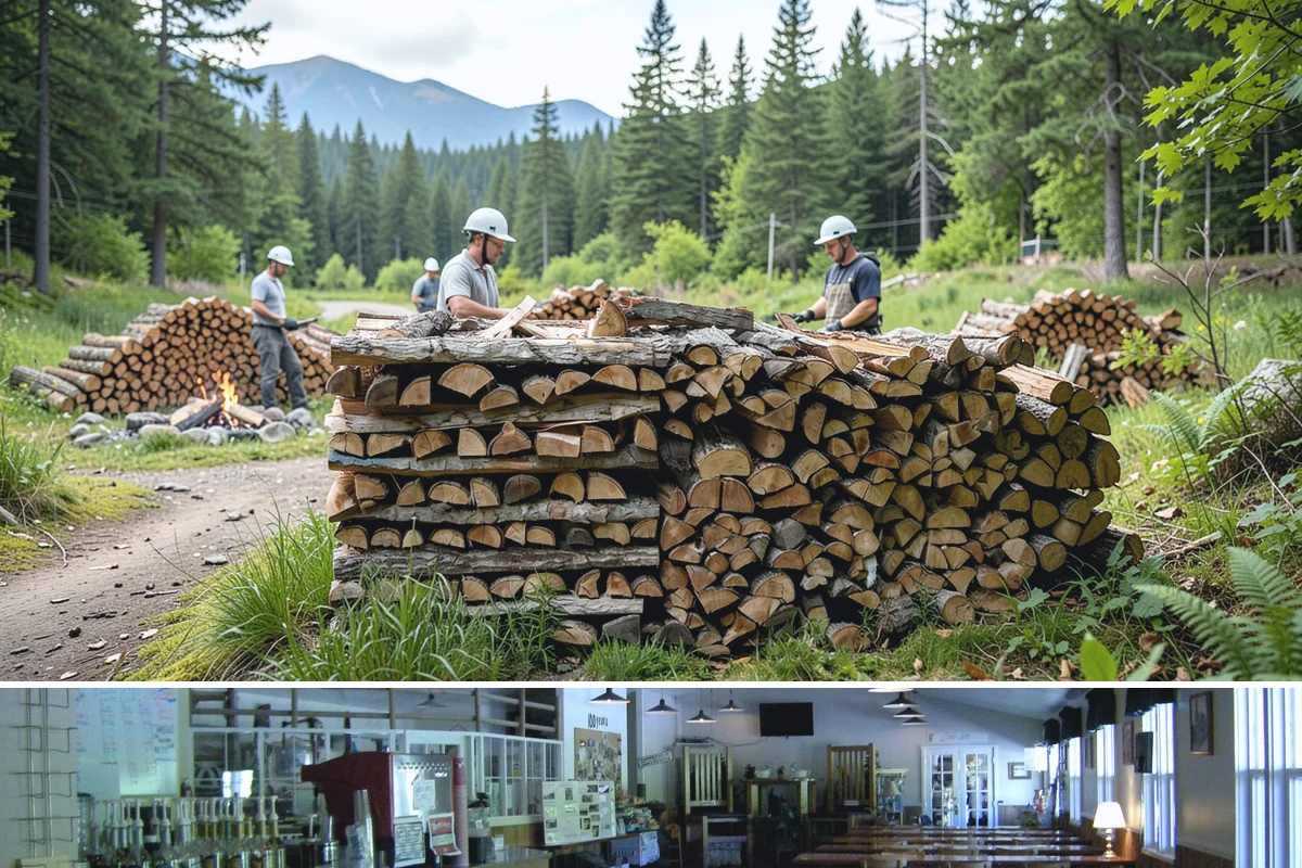 Firewood Organization in Black Diamond, King County, WA - Organize your woodpile in spring or summer to give freshly sorted wood the dry months it needs.