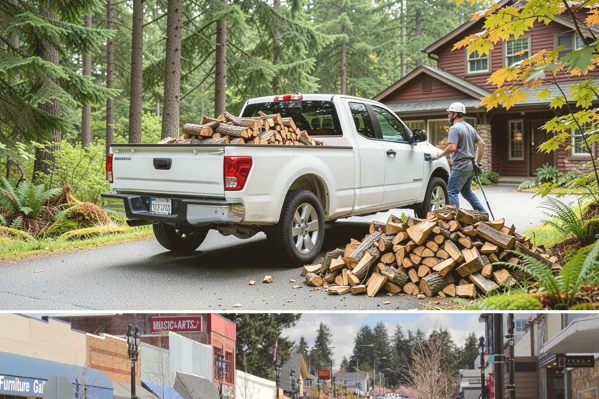 Firewood Organization in Bothell, King County, WA - Organize your woodpile in spring or summer to give freshly sorted wood the dry months it needs.