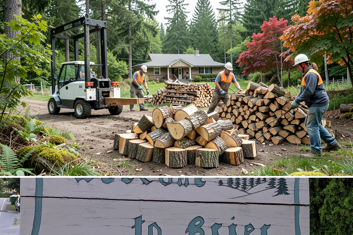 Firewood Organization in Brier, Snohomish County, WA - Organize your woodpile in spring or summer to give freshly sorted wood the dry months it needs.