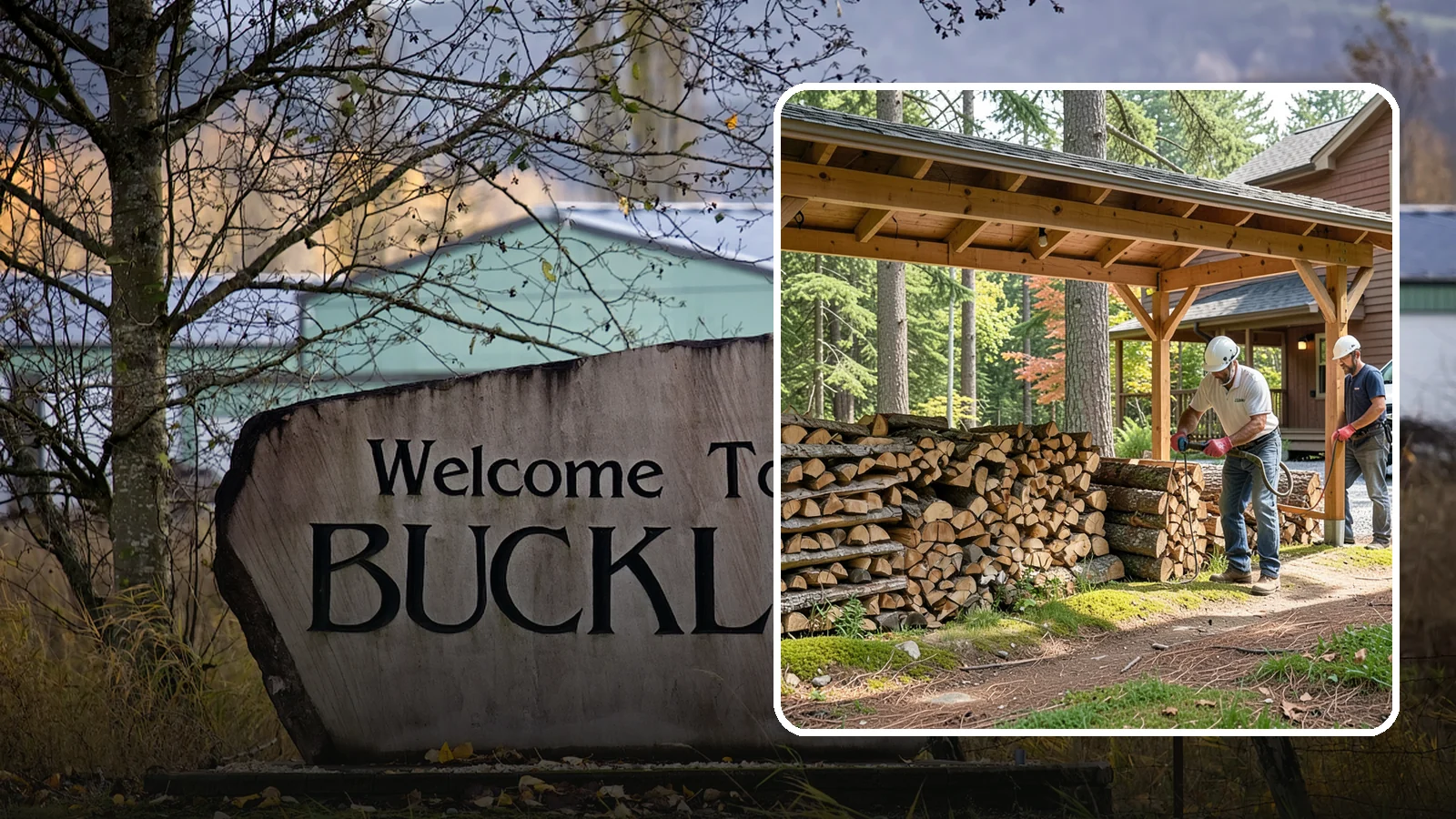 Firewood Organization in Buckley, Pierce County, WA - We reorganize a disorganized woodpile into tidy, well-ventilated stacks that dry faster and are easy to draw from.