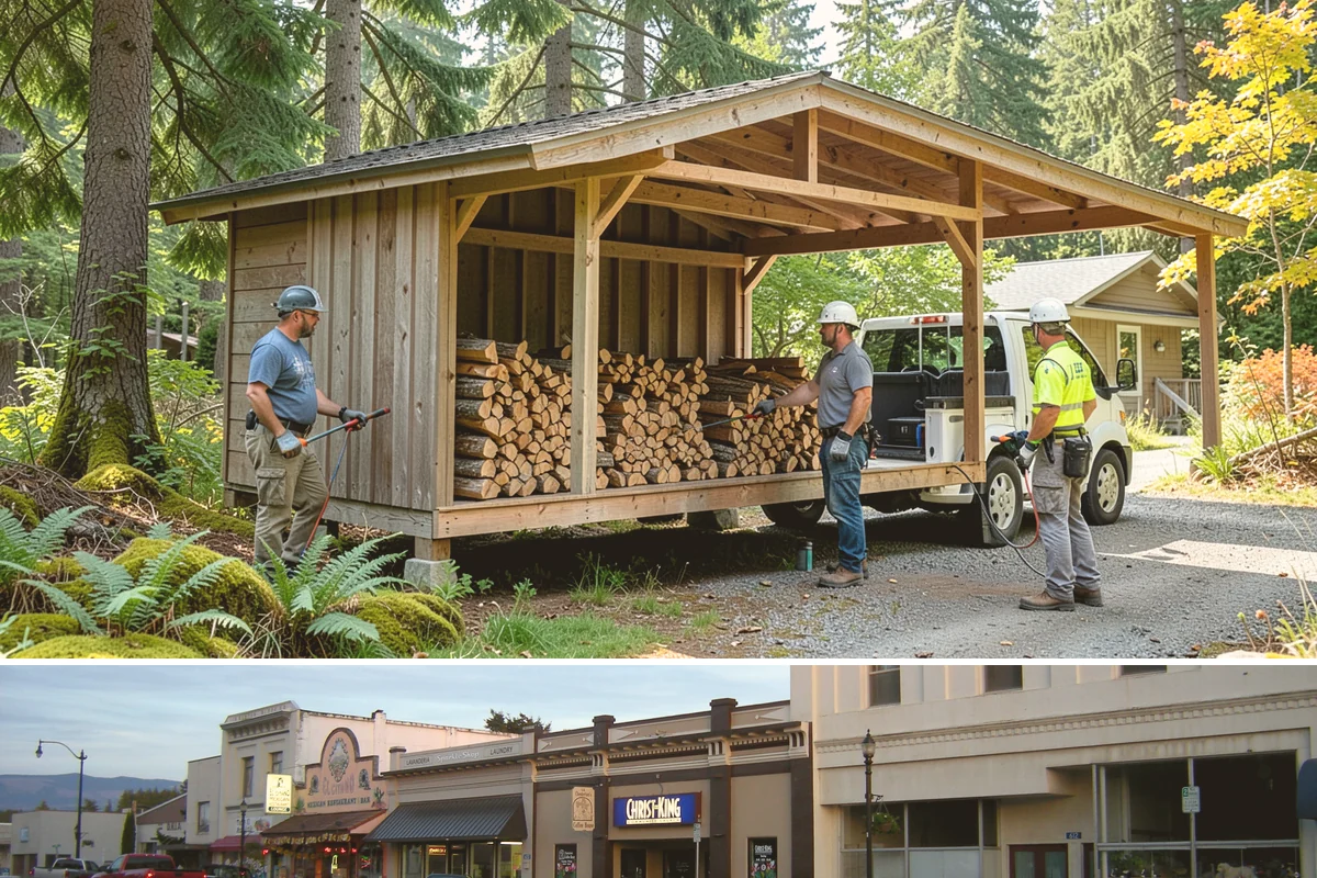 Firewood Organization in Burlington, Skagit County, WA - Organize your woodpile in spring or summer to give freshly sorted wood the dry months it needs.