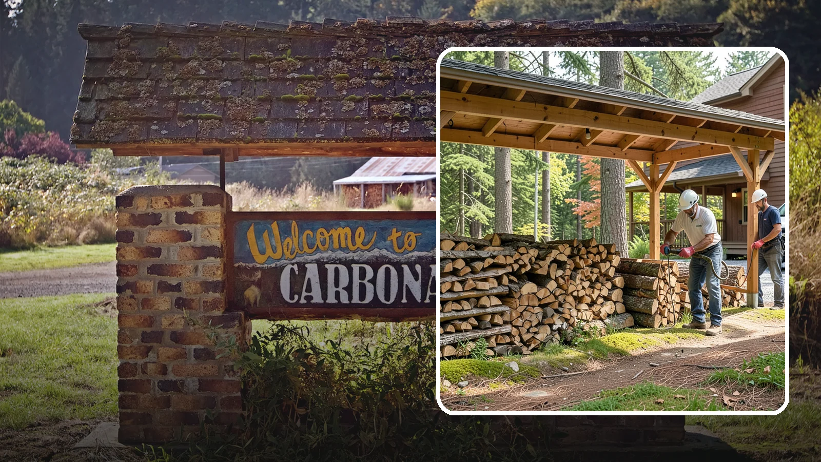 Firewood Organization in Carbonado, Pierce County, WA - We reorganize a disorganized woodpile into tidy, well-ventilated stacks that dry faster and are easy to draw from.