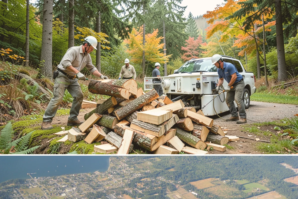 Firewood Organization in Coupeville, Island County, WA - Organize your woodpile in spring or summer to give freshly sorted wood the dry months it needs.