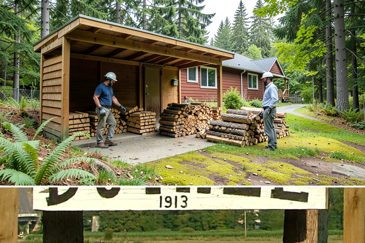 Firewood Organization in Duvall, King County, WA - Organize your woodpile in spring or summer to give freshly sorted wood the dry months it needs.