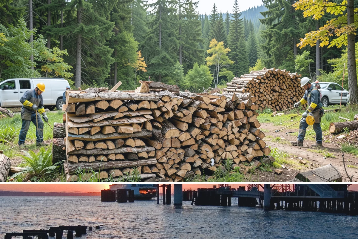 Firewood Organization in Edmonds, Snohomish County, WA - Organize your woodpile in spring or summer to give freshly sorted wood the dry months it needs.