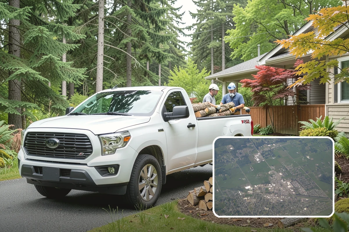 Firewood Organization in Enumclaw, King County, WA - Turns a rotting heap into fast-drying stacks