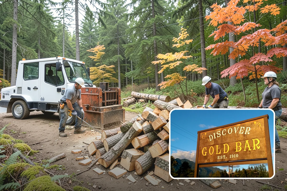 Firewood Organization in Gold Bar, Snohomish County, WA - Turns a rotting heap into fast-drying stacks