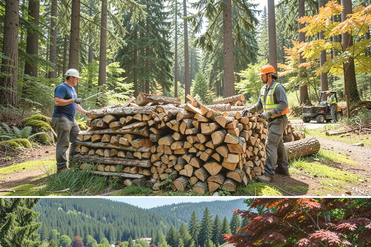 Firewood Organization in Index, Snohomish County, WA - Organize your woodpile in spring or summer to give freshly sorted wood the dry months it needs.