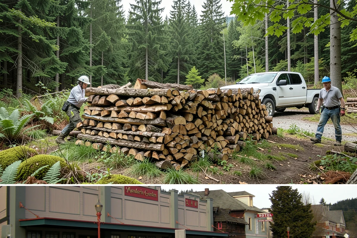 Firewood Organization in Issaquah, King County, WA - Organize your woodpile in spring or summer to give freshly sorted wood the dry months it needs.