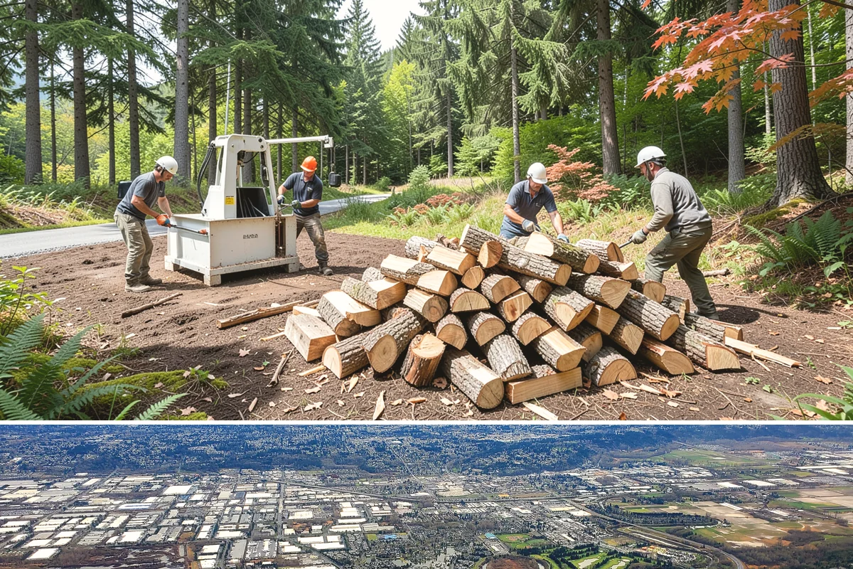 Firewood Organization in Kent, King County, WA - Organize your woodpile in spring or summer to give freshly sorted wood the dry months it needs.